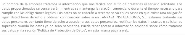 Tankasa: Instalación y reparación tanques de combustible